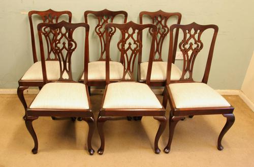 Antique Set of Six Mahogany Chippendale Style Dining Chairs (1 of 8) Antique Set of Six Mahogany Chippendale Style Dining Chairs (1 of 8)