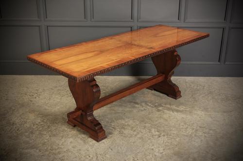 Slim Walnut Refectory Dining Table (1 of 10) Slim Walnut Refectory Dining Table (1 of 10)