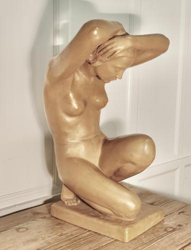 Very Large Art Deco Nude Female Figure (1 of 7)