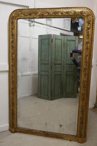 Very Large French 19th Century Louis Philippe Gold Mirror (1 of 12) Very Large French 19th Century Louis Philippe Gold Mirror (1 of 12)
