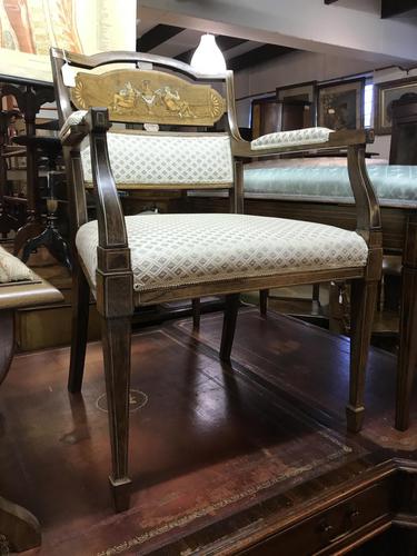 Lovely Rosewood Inlaid Edwardian Armchair (1 of 14)