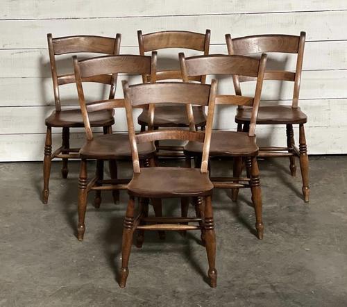 Set 6 Country Kitchen Dining Chairs (1 of 20) Set 6 Country Kitchen Dining Chairs (1 of 20)