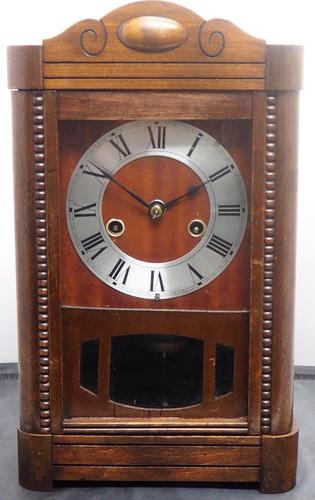 Marvellous Vienna Glazed Cased Mantel Clock – 8 Day Striking Clock with Visible Pendulum (1 of 10)