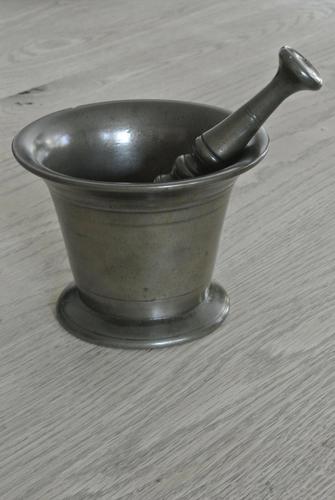 Good English Early 19th Century Bronze Mortar & Pestle (1 of 6)