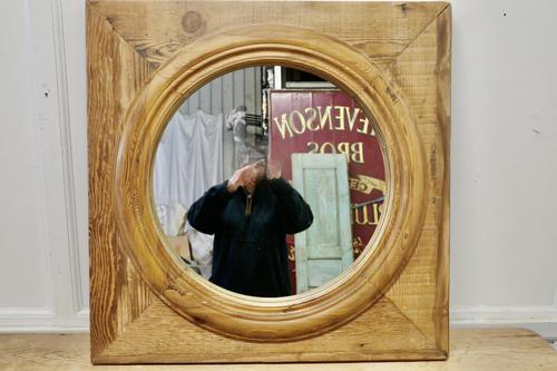 Large Stripped Pine Wall Mirror (1 of 6) Large Stripped Pine Wall Mirror (1 of 6)