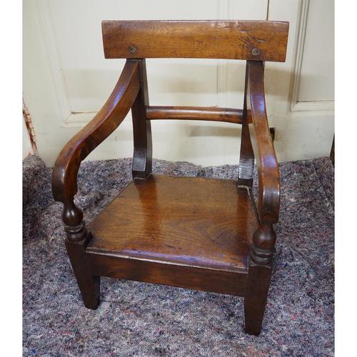 Scottish Vernacular Laburnum Childs Chair (1 of 5)