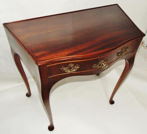 Dutch Mahogany Serpentine Side Table (1 of 8) Dutch Mahogany Serpentine Side Table (1 of 8)