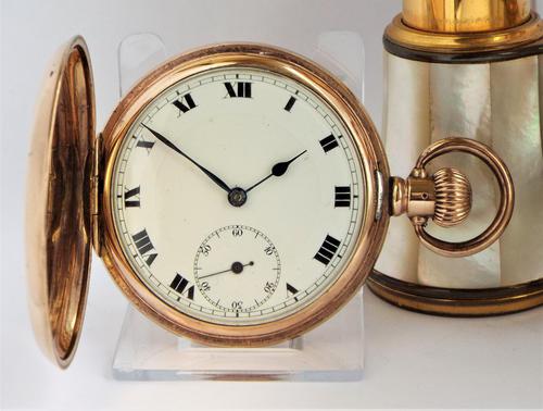 1920s Swiss Full Hunter Pocket Watch (1 of 6)