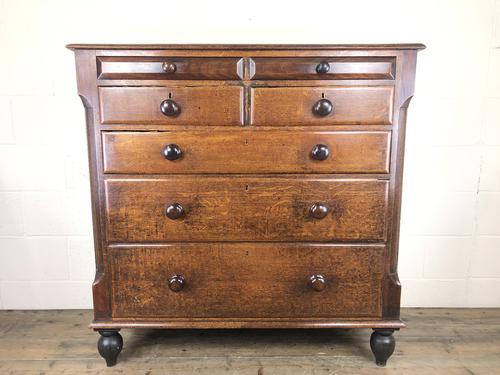 Antique Welsh Oak & Mahogany Chest of Drawers (1 of 15)