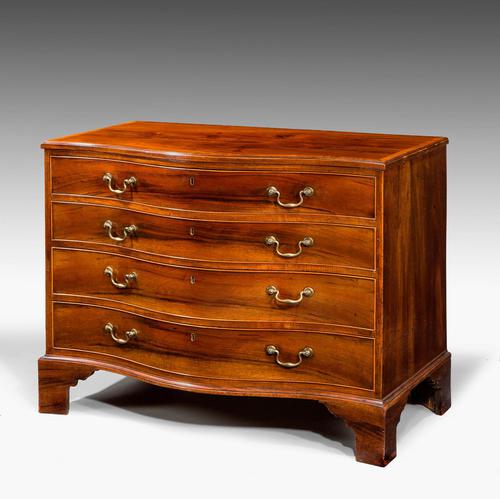George III Period Serpentine Mahogany Chest (1 of 4) George III Period Serpentine Mahogany Chest (1 of 4)