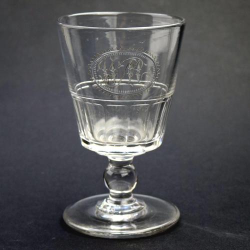 Good Regency Bucket Bowl Monogrammed Cut Glass Rummer c.1820 (1 of 6) Good Regency Bucket Bowl Monogrammed Cut Glass Rummer c.1820 (1 of 6)