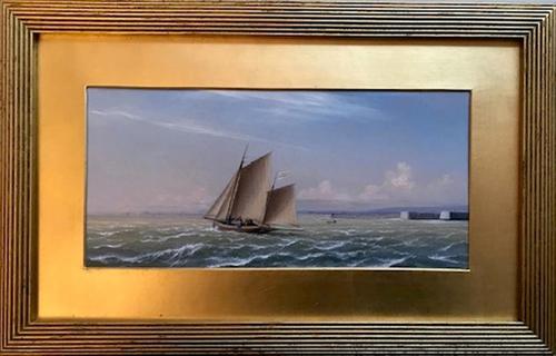 'The Sailing Yacht Henrietta' by I. W. Jenner Oil on Board 1872 (1 of 1) 'The Sailing Yacht Henrietta' by I. W. Jenner Oil on Board 1872 (1 of 1)