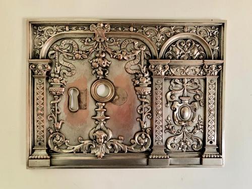 A Early 19thc Key and Lock Plate (1 of 3) A Early 19thc Key and Lock Plate (1 of 3)