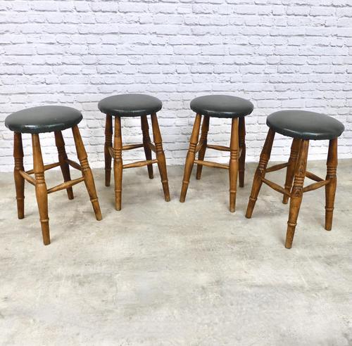 Set of 4 Vintage Bar Stools (1 of 4)