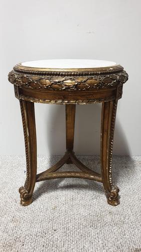 French Gilt Lamp Table (1 of 4) French Gilt Lamp Table (1 of 4)