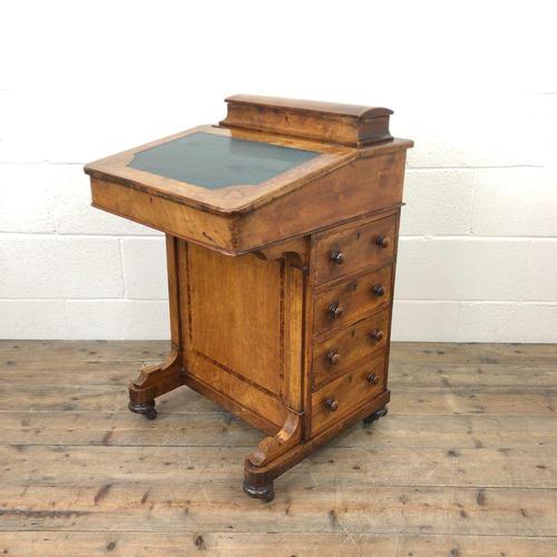 Antique Walnut Davenport Desk (1 of 11)