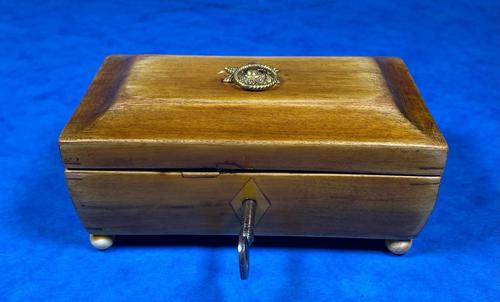 Regency Miniature Sycamore Box. (1 of 14)