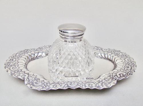 Fabulous Victorian Silver Inkstand by Charles Edward Nixon, Sheffield 1893 (1 of 9) Fabulous Victorian Silver Inkstand by Charles Edward Nixon, Sheffield 1893 (1 of 9)
