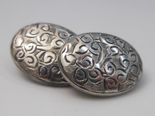 Victorian Silver Cufflinks (1 of 7) Victorian Silver Cufflinks (1 of 7)