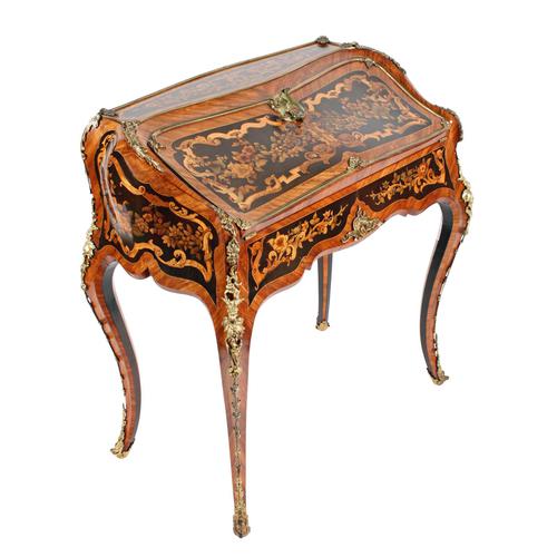 19thc Louis XV Style Marquetry Bureau en Pente (1 of 14) 19thc Louis XV Style Marquetry Bureau en Pente (1 of 14)