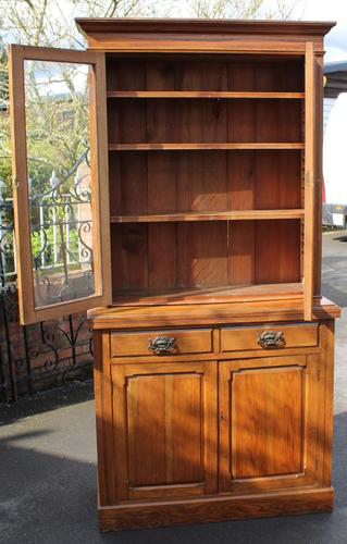 1900's Golden Oak Chiffonier Bookcase with Glazed Top (1 of 4) 1900's Golden Oak Chiffonier Bookcase with Glazed Top (1 of 4)