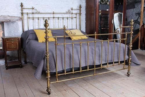 Handsome Super King Size All Brass Bed (1 of 8) Handsome Super King Size All Brass Bed (1 of 8)