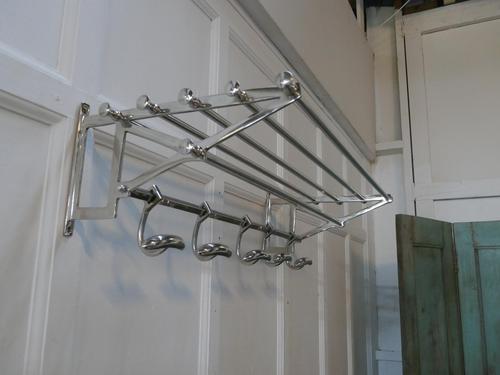 French Art Deco Style Hat and Coat Rack, Pullman Railway Train Style (1 of 7) French Art Deco Style Hat and Coat Rack, Pullman Railway Train Style (1 of 7)