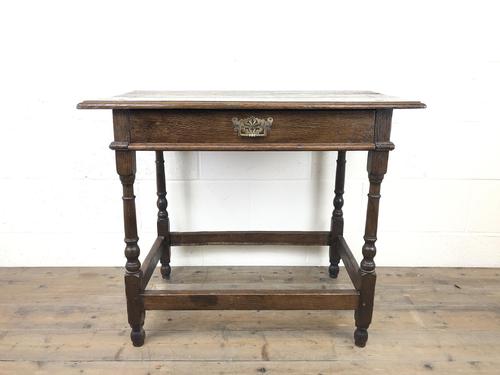 Early 18th Century Joined Oak Side Table (1 of 8) Early 18th Century Joined Oak Side Table (1 of 8)
