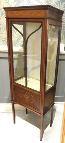 Edwardian Display Cabinet - Sheraton Revival (1 of 3)