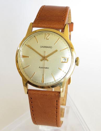 Gents 9ct Gold Garrard Wrist Watch, 1973 (1 of 5)