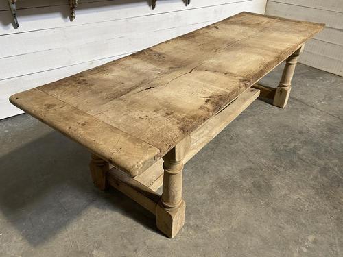 Large French Oak Rustic Farmhouse Dining Table (1 of 20)