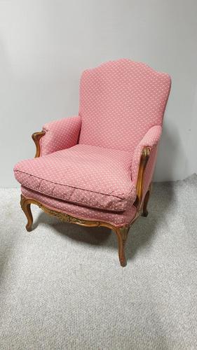 Superb French Walnut Library Chair (1 of 9)