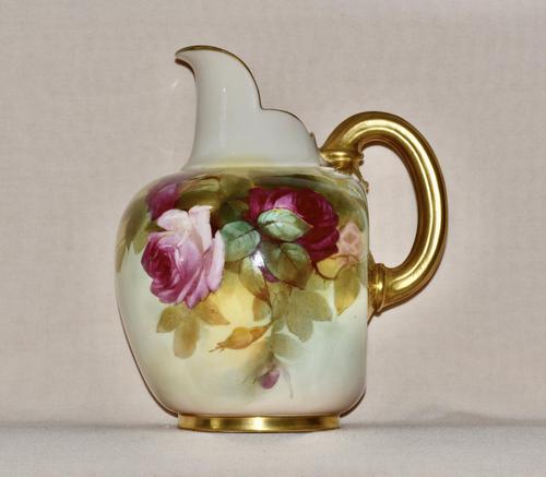 1887 Large Royal Worcester Porcelain Ewer (1 of 8)