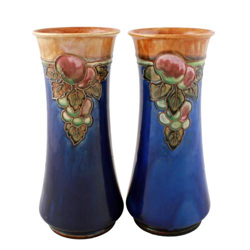 Pair of Royal Doulton Art Nouveau Vases (1 of 9)