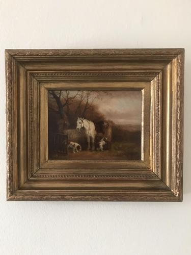 William Joseph Shayer Jnr (1811-1892) Signed & Dated Oil 1887 (1 of 4)