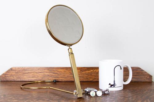 1930s Gentleman’s Travel Shaving Ladies Vanity Mirror (1 of 13)