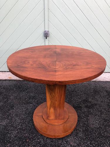 Art Deco Figured Walnut Coffee Table (1 of 6)