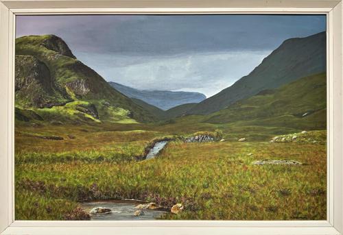 Welsh Mountainous Landscape - Original Vintage Antique Oil on Board Painting (1 of 10) Welsh Mountainous Landscape - Original Vintage Antique Oil on Board Painting (1 of 10)