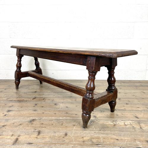 Antique Oak Refectory Bench (1 of 11)