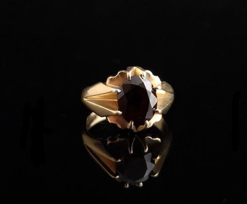 Vintage Garnet Dress Ring, 9ct Gold (1 of 16)