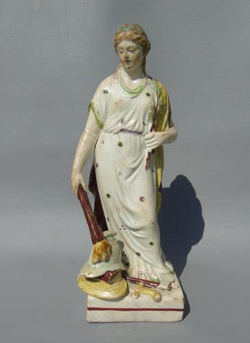 Staffordshire Pearlware Figure Peace Allegory Early 1800s (1 of 9) Staffordshire Pearlware Figure Peace Allegory Early 1800s (1 of 9)