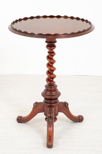 Pretty Victorian Mahogany Wine Table (1 of 5)