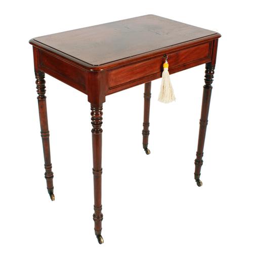 Georgian Mahogany One Drawer Side Table (1 of 7) Georgian Mahogany One Drawer Side Table (1 of 7)