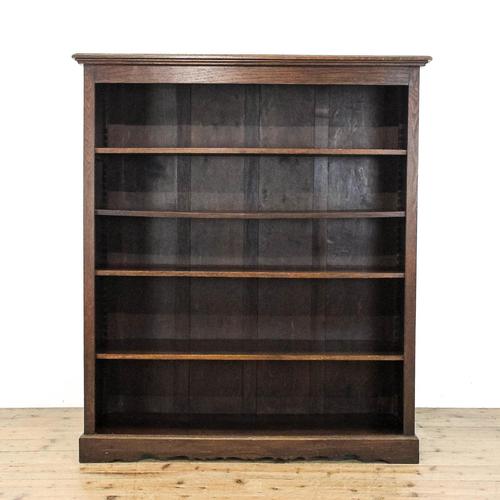 Antique Oak Open Bookcase (1 of 11)