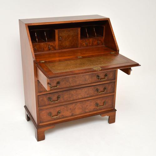 Antique Burr Walnut Writing Bureau (1 of 12) Antique Burr Walnut Writing Bureau (1 of 12)