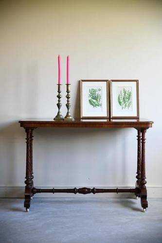 Antique Victorian Mahogany Side Table (1 of 13)