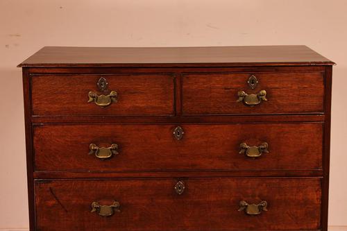 18th century Georgian chest of drawers in oak from England (1 of 8) 18th century Georgian chest of drawers in oak from England (1 of 8)