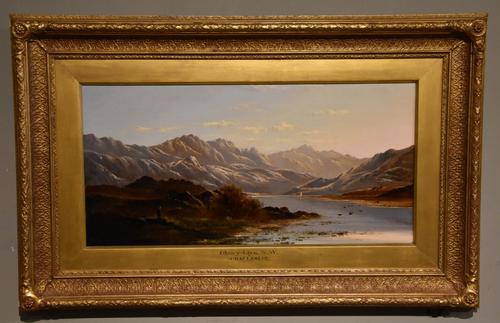Oil Painting by Charles Leslie - Glan-y-Llyn, North Wales (1 of 7) Oil Painting by Charles Leslie - Glan-y-Llyn, North Wales (1 of 7)