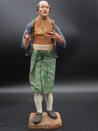Very Well Modelled & Tall Mid 19th Italian Crib Figure (1 of 5) Very Well Modelled & Tall Mid 19th Italian Crib Figure (1 of 5)