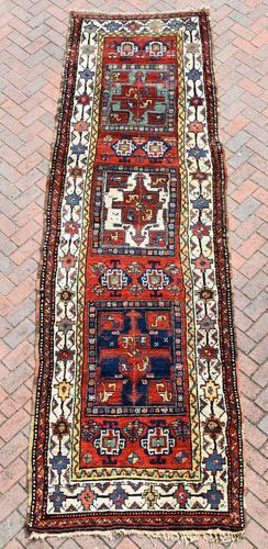 Antique Shassavan long rug 382x126cm (1 of 9)